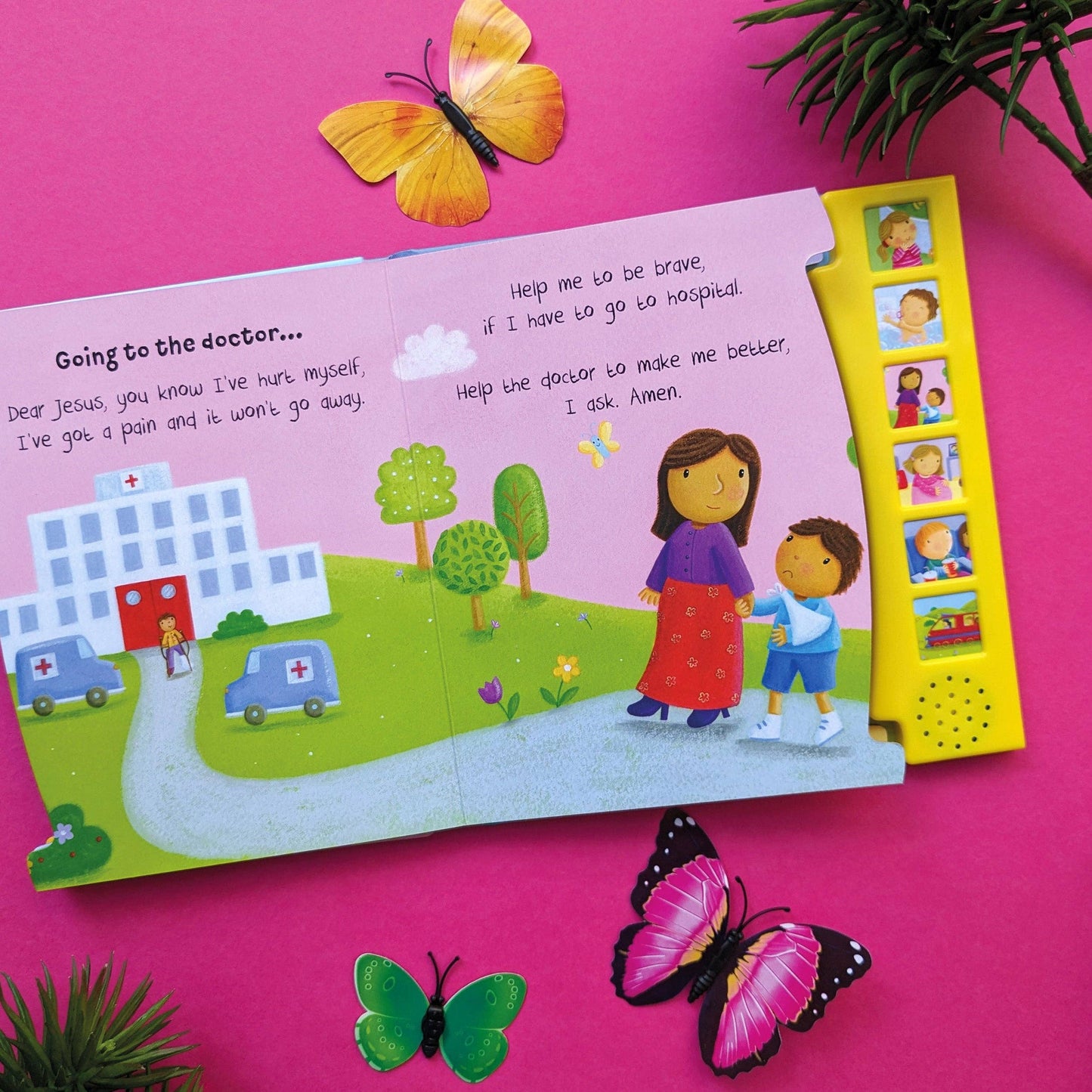 Children's 6 Button Christian Sound Book - Prayers For Things That Happen