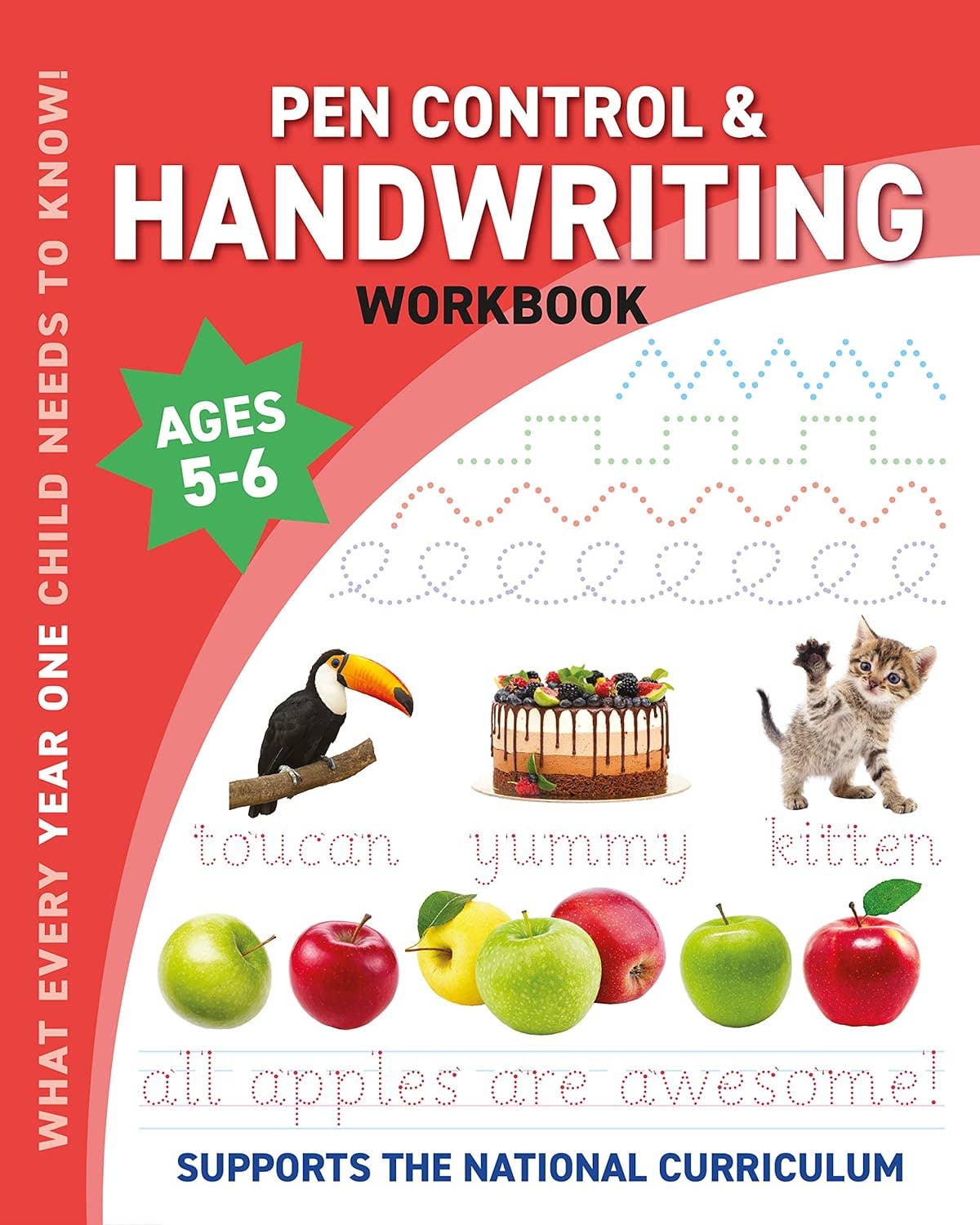 Year 1 Handwriting & Pen Control Workbook (Ages 5-6) | National Curriculum Aligned