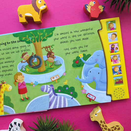 Children's 6 Button Christian Sound Book - Prayers For Things That Happen