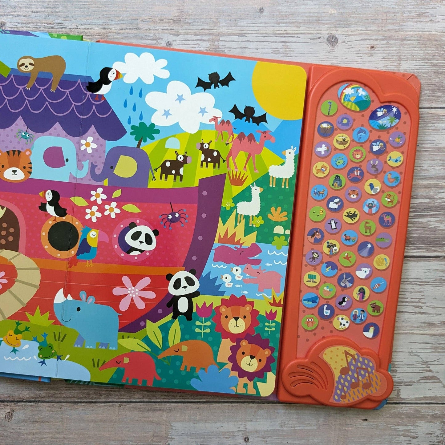 Children's 50 Button Christian Sound Book - My First Look And Find Bible