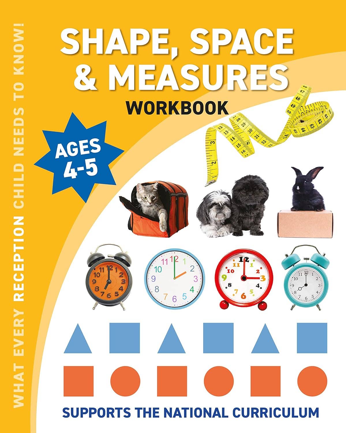 Reception Shape, Space & Measures Workbook (Ages 4-5) | EYFS Aligned