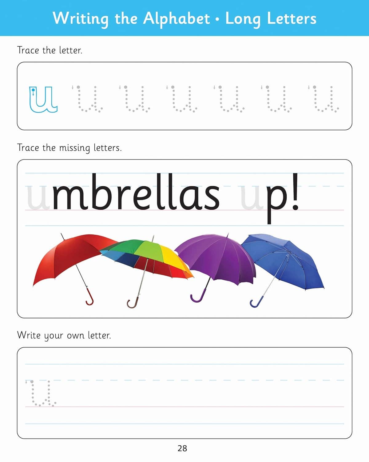 Pen Control & Handwriting Workbook – Reception (Ages 4-5) | National Curriculum Aligned