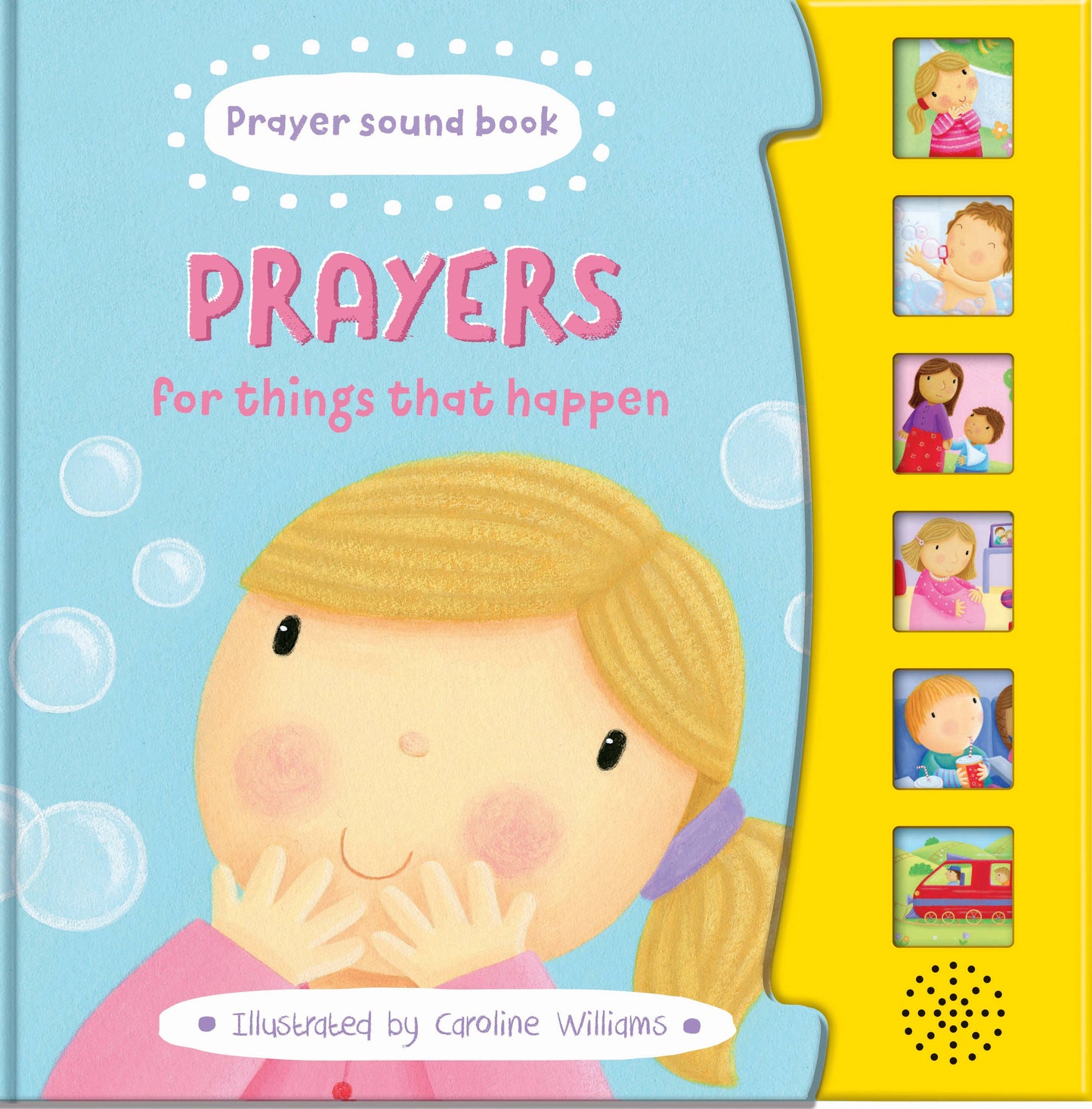 Children's 6 Button Christian Sound Book - Prayers For Things That Happen