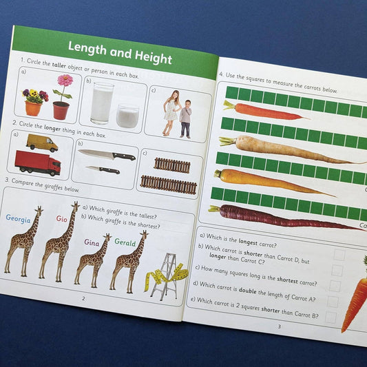 Measurement & Geometry Workbook – Wonders of Learning (Ages 5-6)