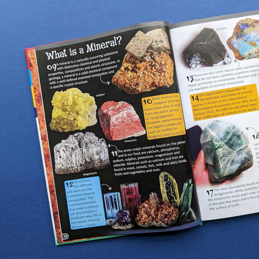 Reference Book 500 Fantastic Facts - Rocks and Minerals