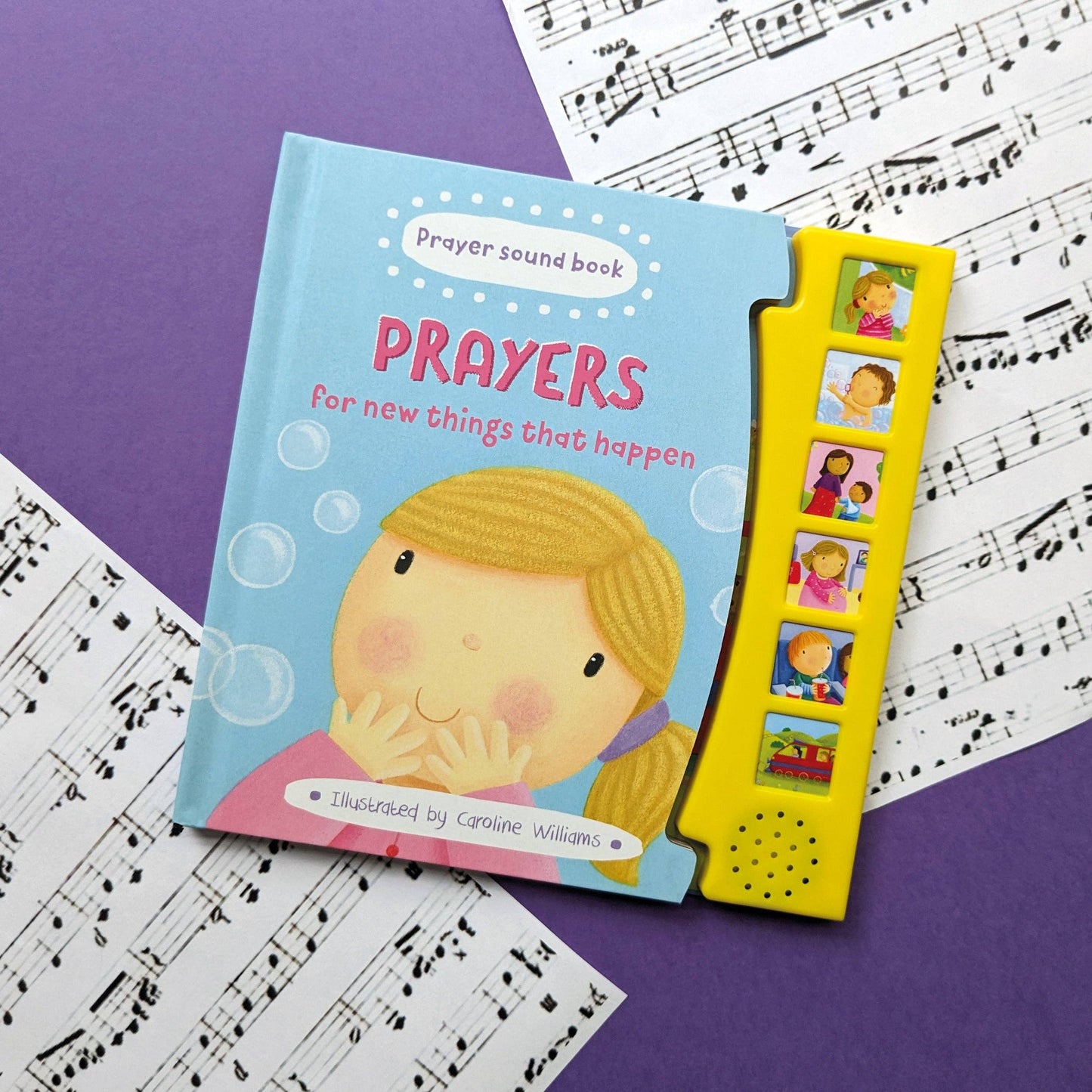 Children's 6 Button Christian Sound Book - Prayers For Things That Happen