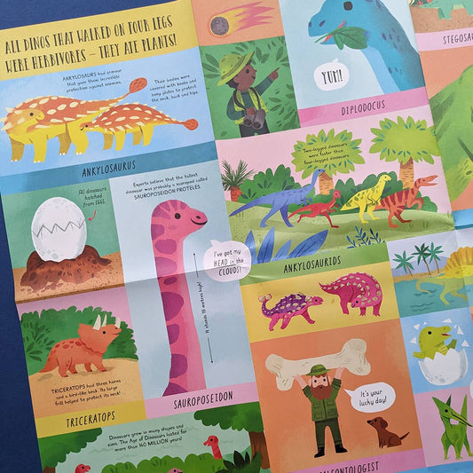 Large Question and Answer Flap Book - Dinosaurs