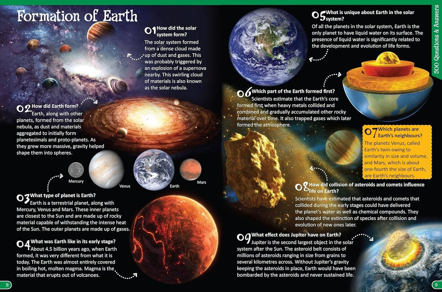 Reference Book - 500 Questions and Answers - The Earth