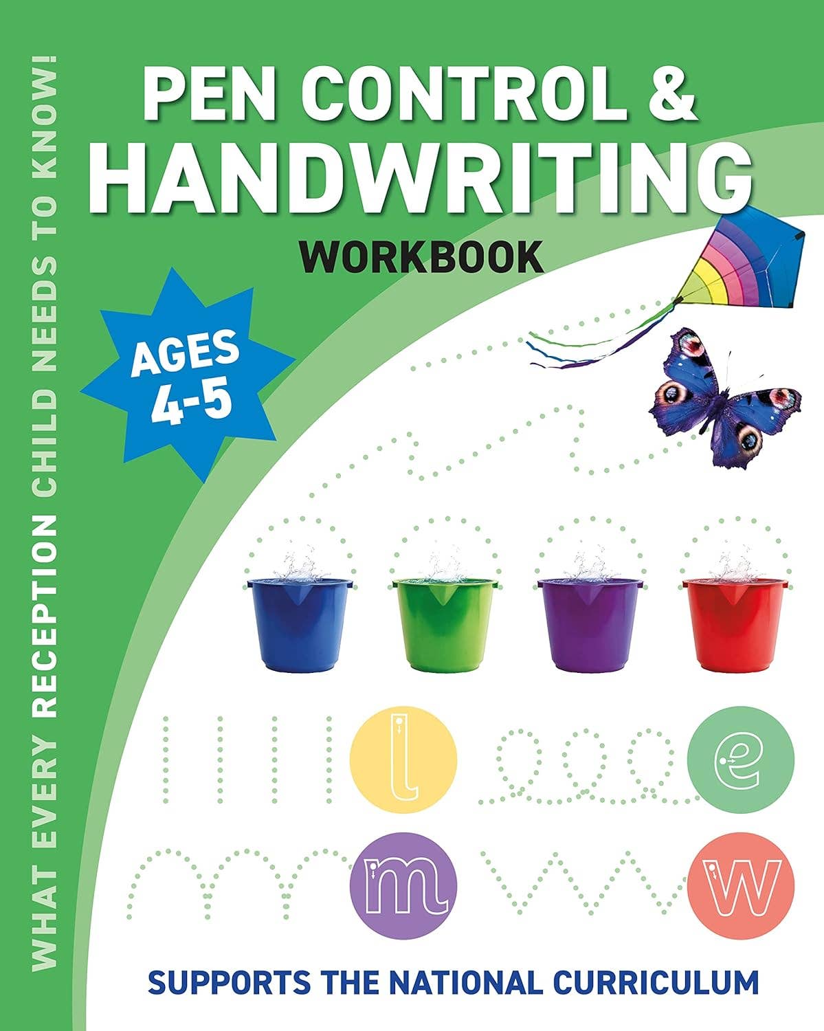 Pen Control & Handwriting Workbook – Reception (Ages 4-5) | National Curriculum Aligned