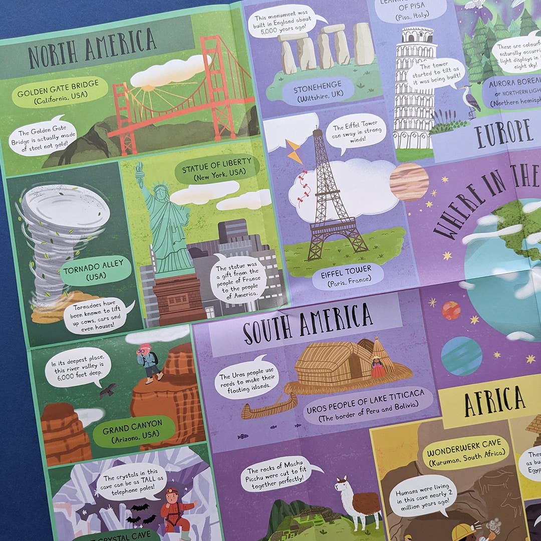 Large Question and Answer Flap Book - Our World