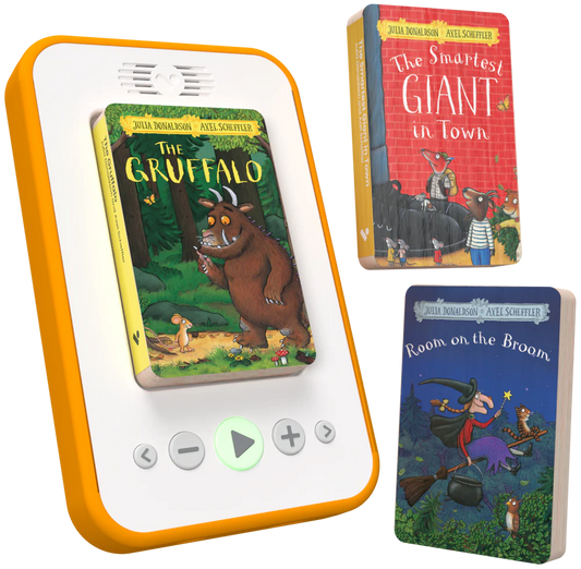 Voxblock Gruffalo & Friends Starter Pack – 3 Julia Donaldson Audiobooks + Player (Age 3+)