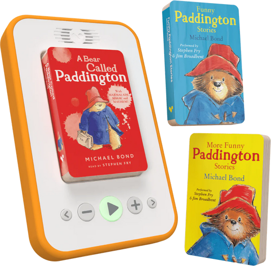 Voxblock Paddington Starter Pack – 3 Classic Audiobooks + Player (Age 4+)