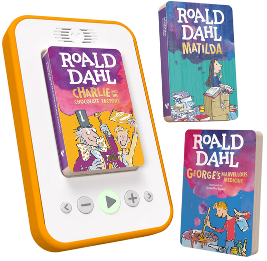 Voxblock Roald Dahl Starter Pack – 3 Classic Audiobooks + Player (Age 6+)