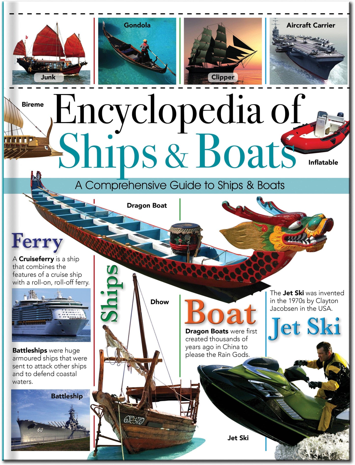 Children’s Encyclopedia of Ships & Boats – Marine Adventure Book!