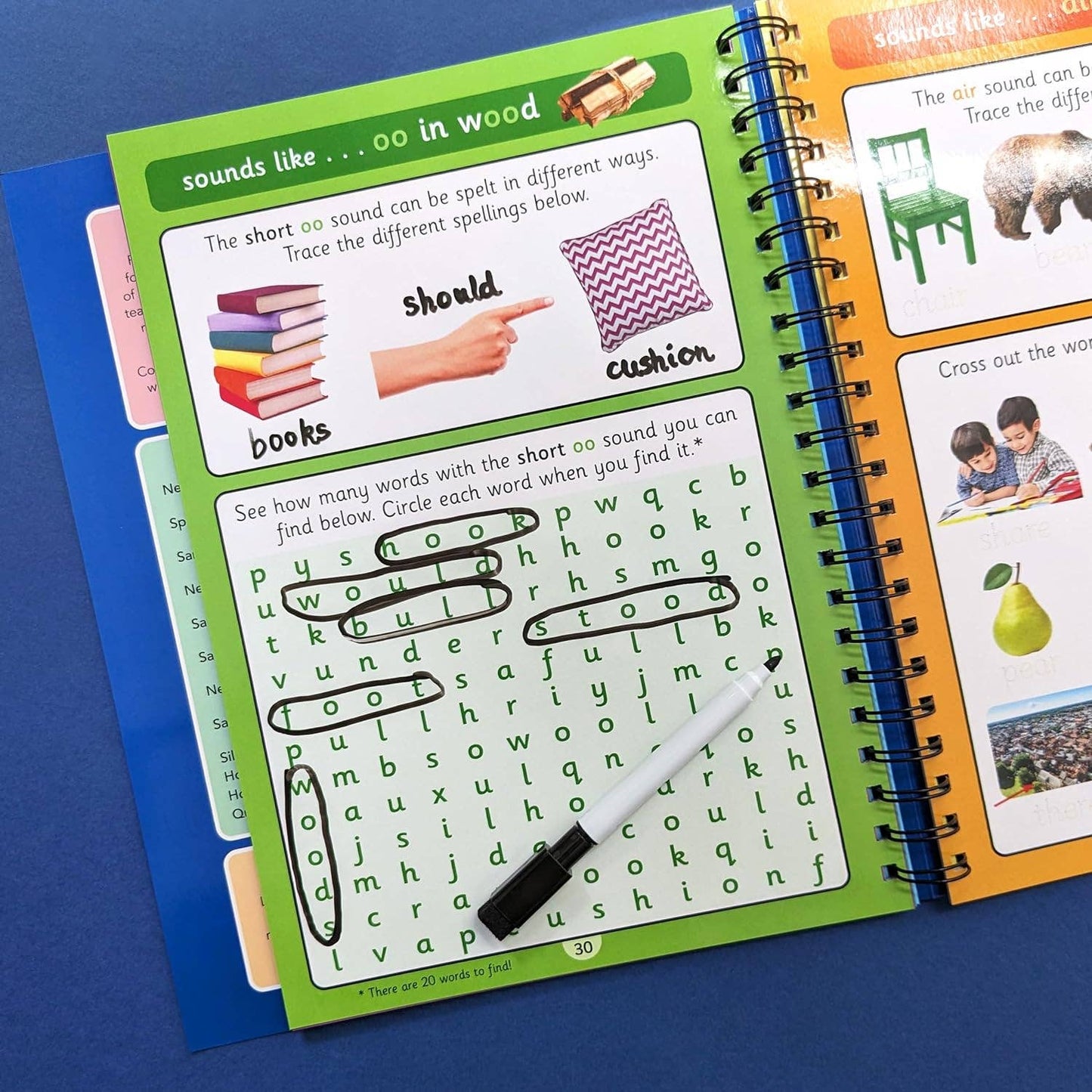 Phonics Wipe-Clean Activity Book & Pen Set (Ages 5-6) | National Curriculum Aligned