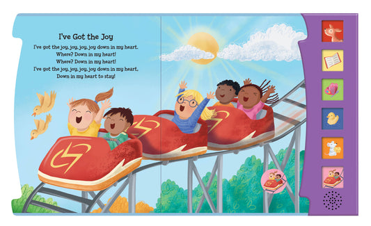 Children's 6 Button Christian Book - Jesus Loves Me Sound Book – Musical Kids Bible