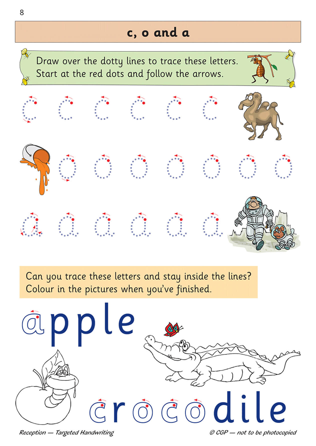 Reception English Handwriting Targeted Practice Book