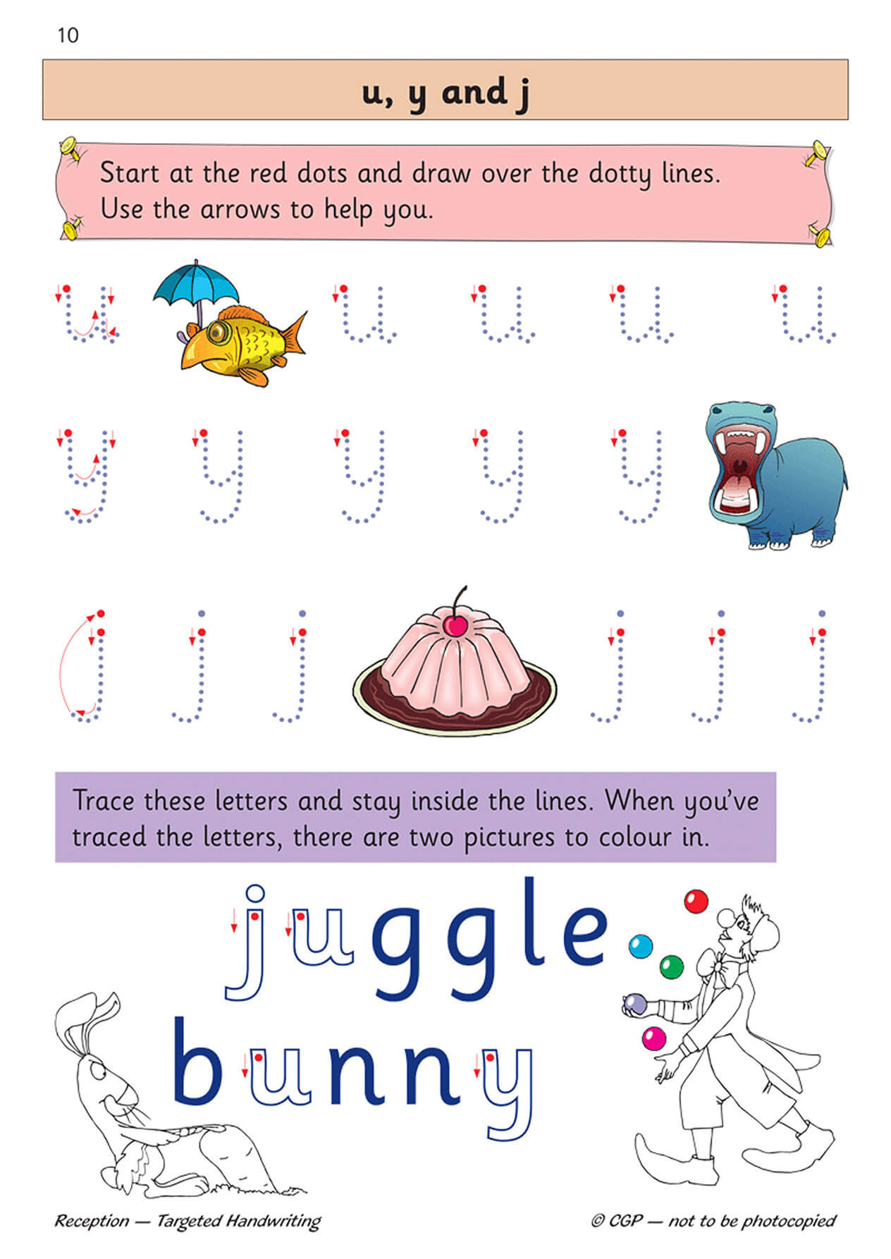 Reception English Handwriting Targeted Practice Book