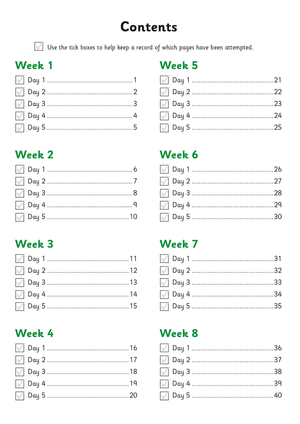 Reception Handwriting Daily Practice Book Spring Term