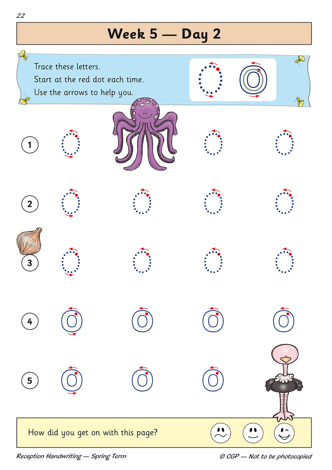 Reception Handwriting Daily Practice Book Spring Term