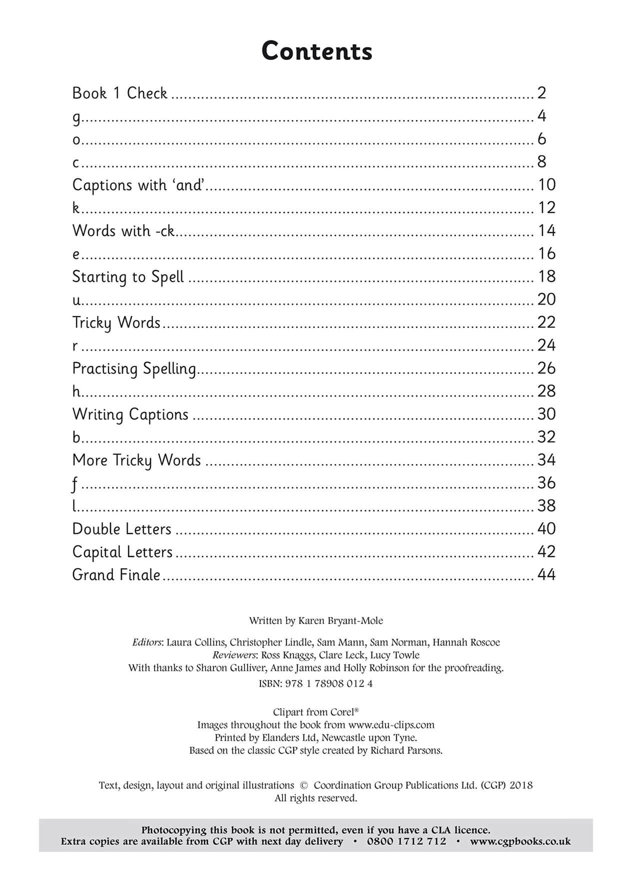 Reception English Phonics Targeted Practice Book - Book 2