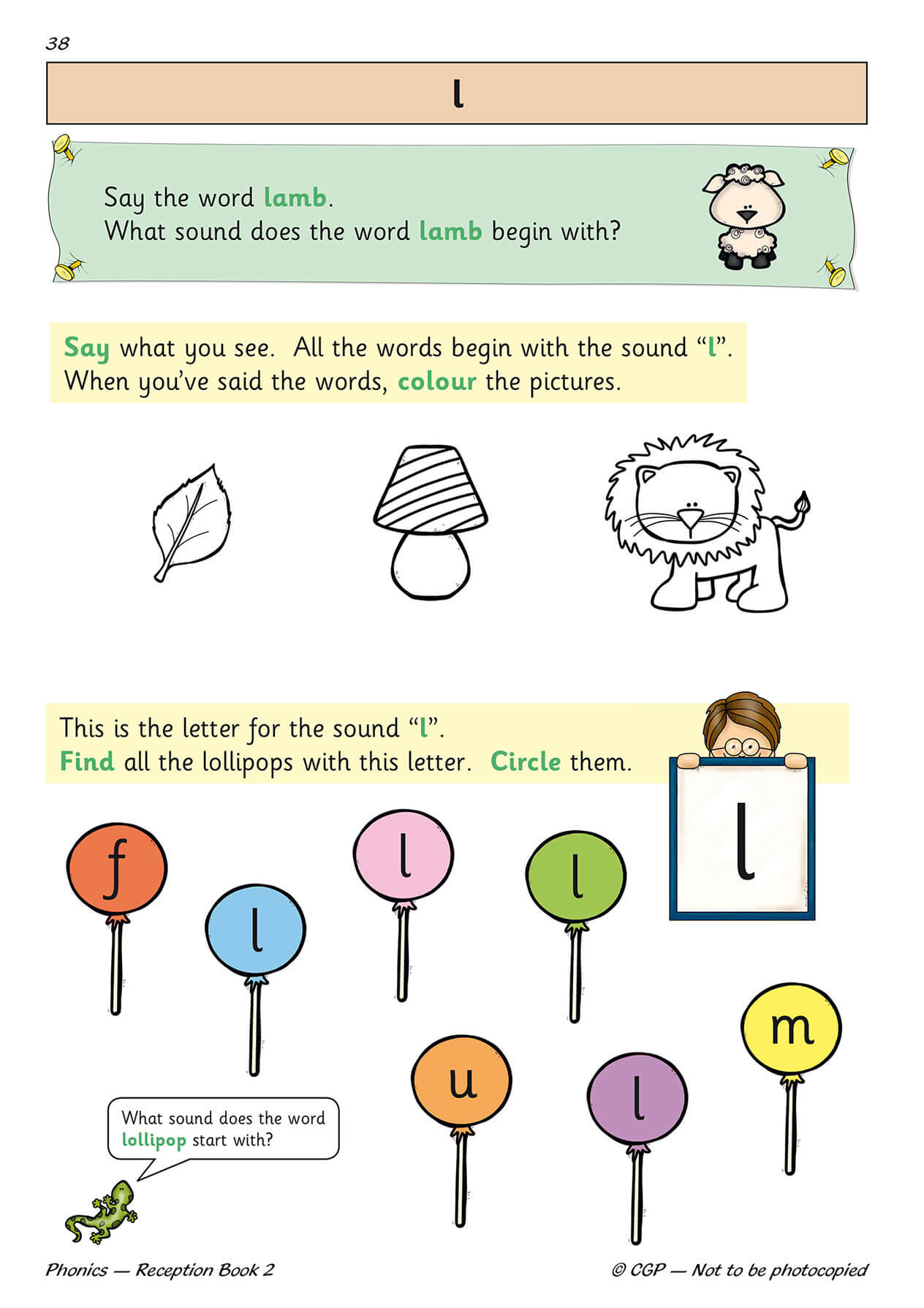 Reception English Phonics Targeted Practice Book - Book 2