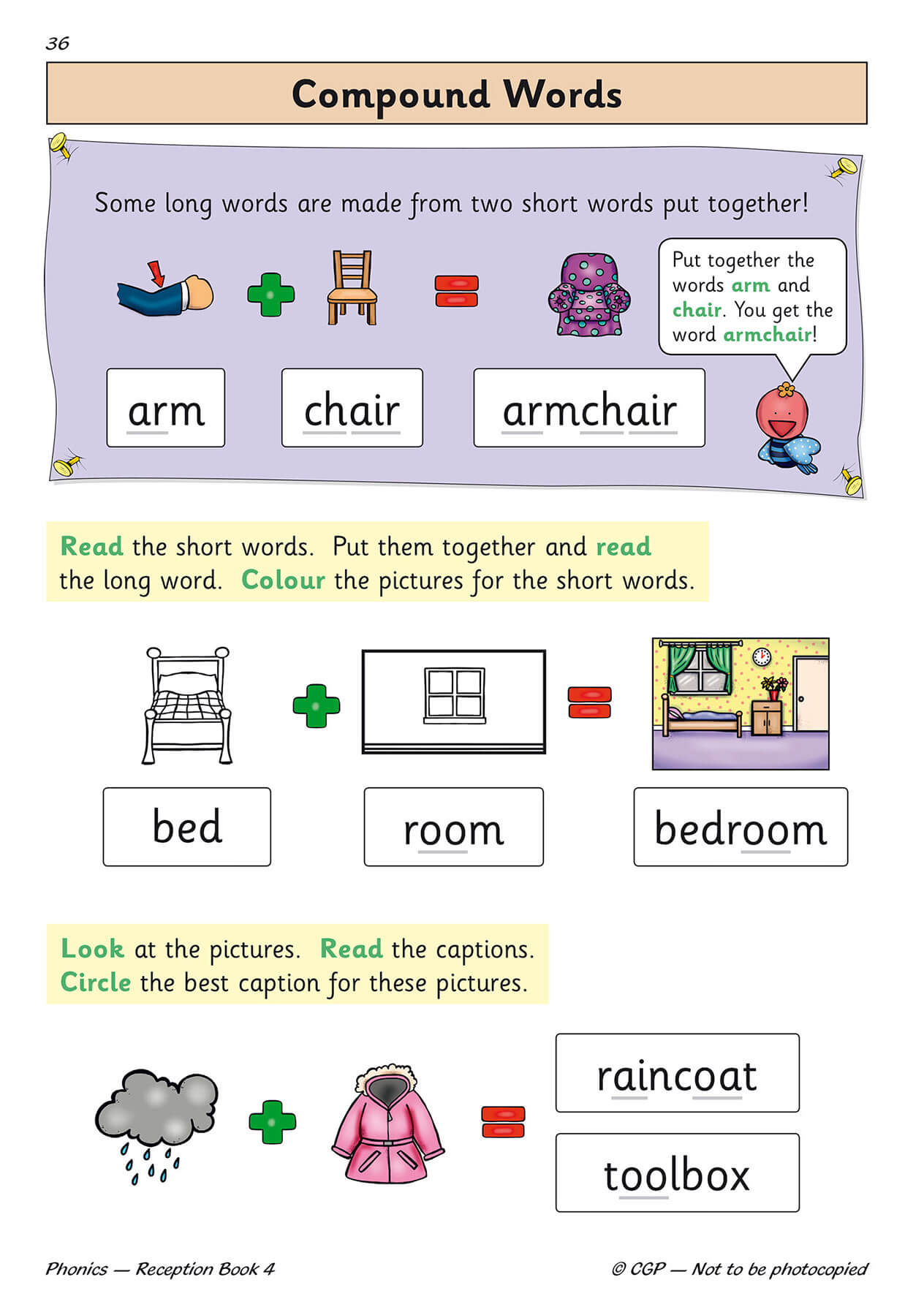 Reception English Phonics Targeted Practice Book - Book 4