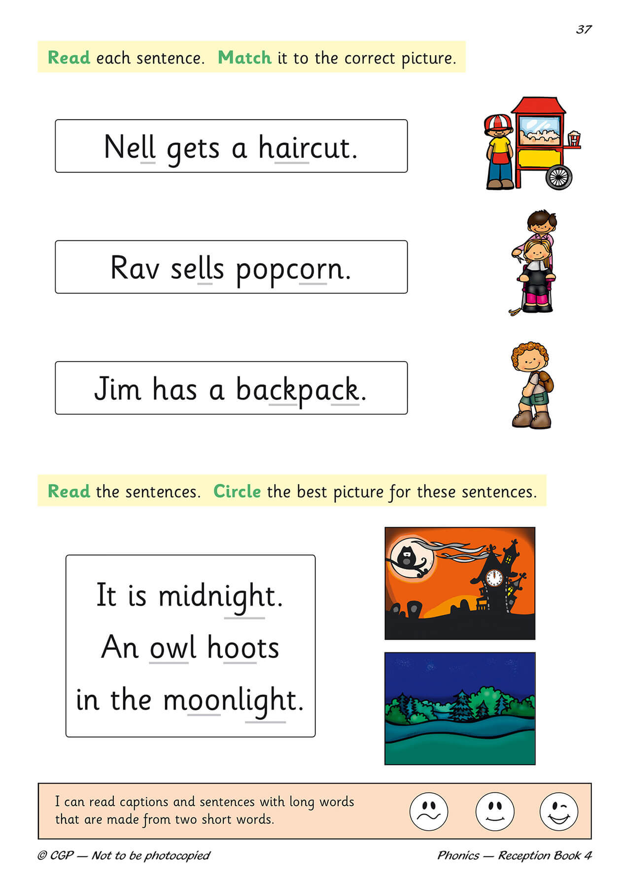 Reception English Phonics Targeted Practice Book - Book 4