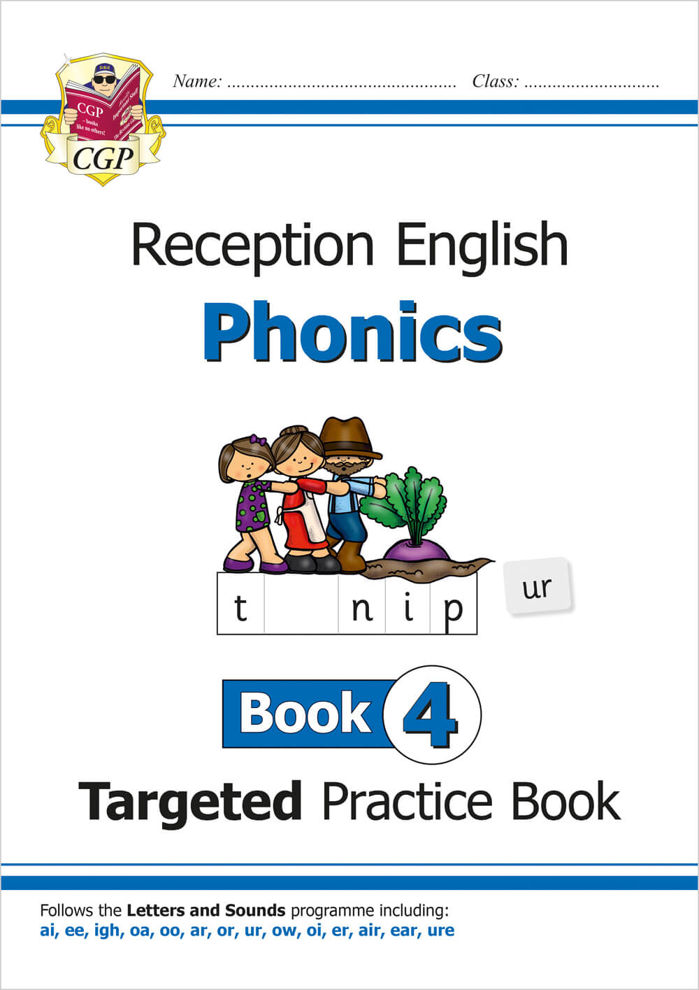 Reception English Phonics Targeted Practice Book - Book 4
