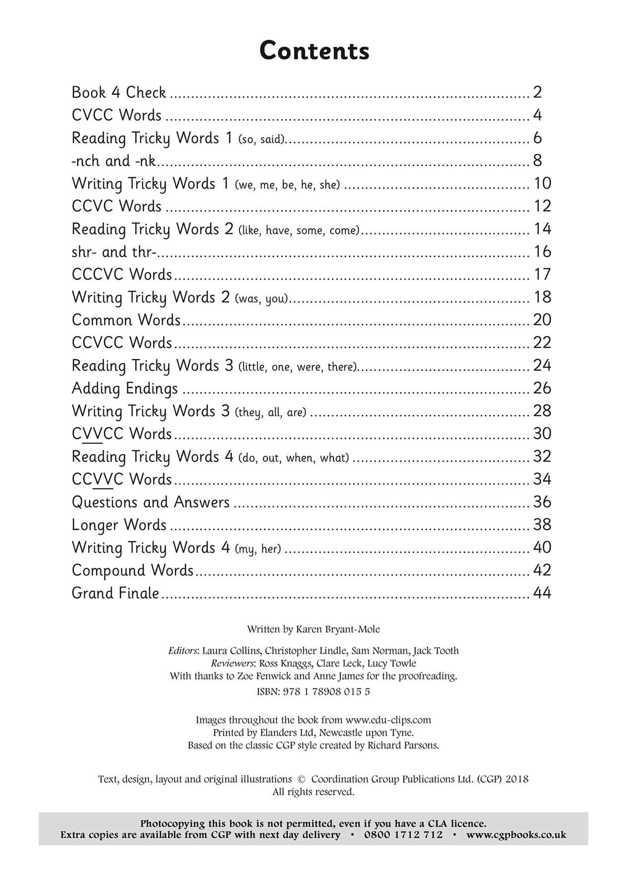 Reception English Phonics Targeted Practice Book - Book 5