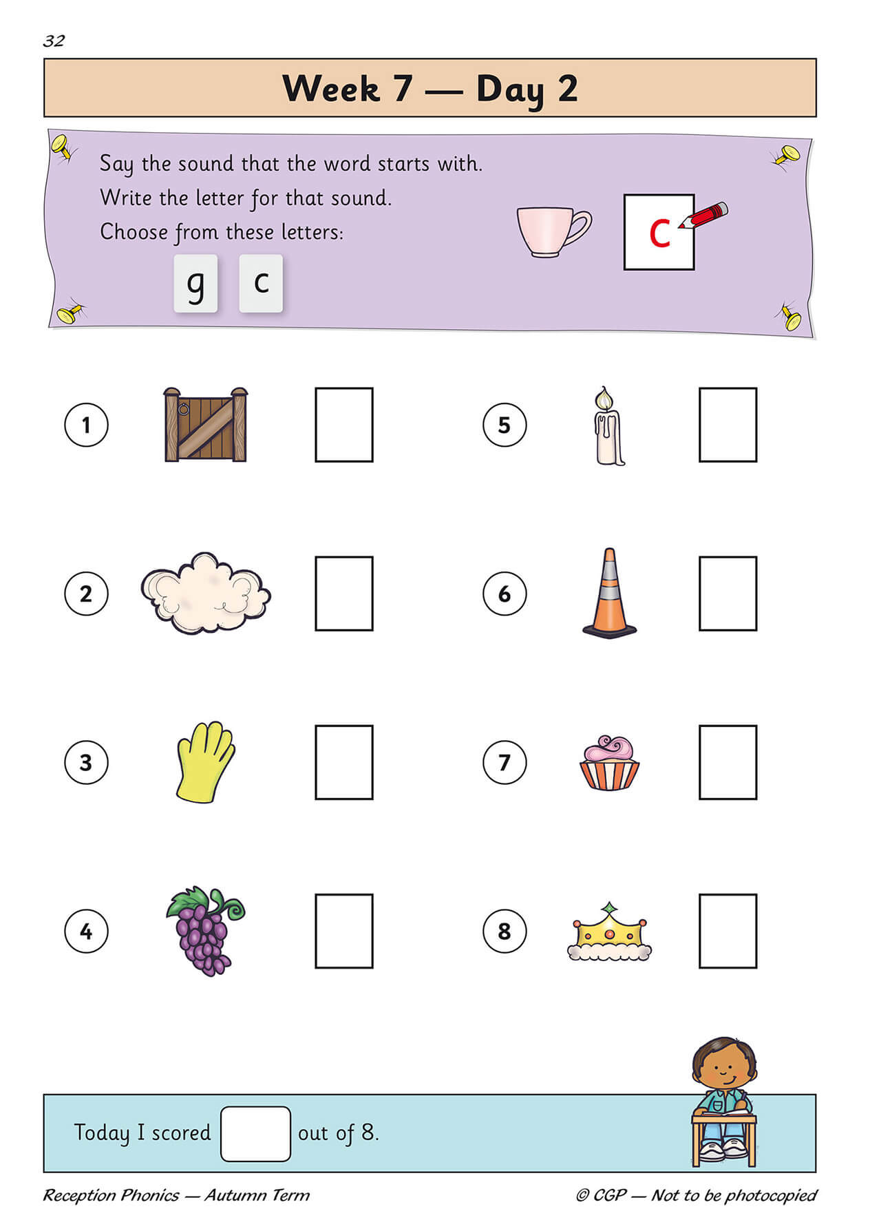 Reception Phonics Daily Practice Book: Autumn Term