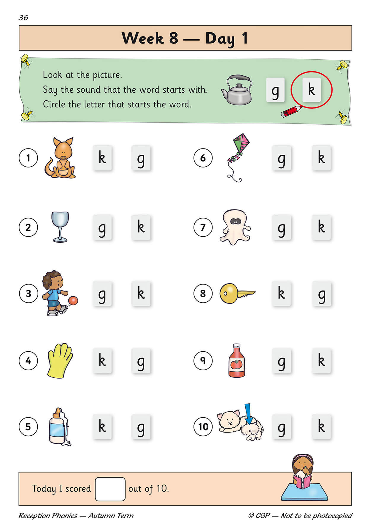 Reception Phonics Daily Practice Book: Autumn Term