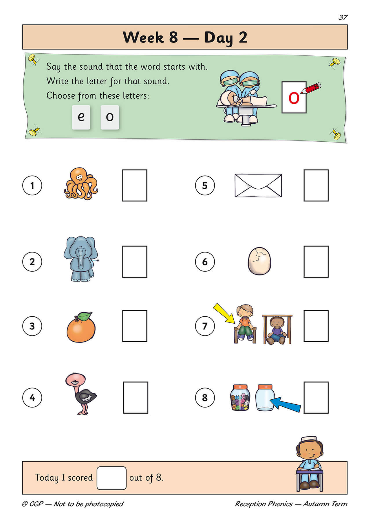 Reception Phonics Daily Practice Book: Autumn Term