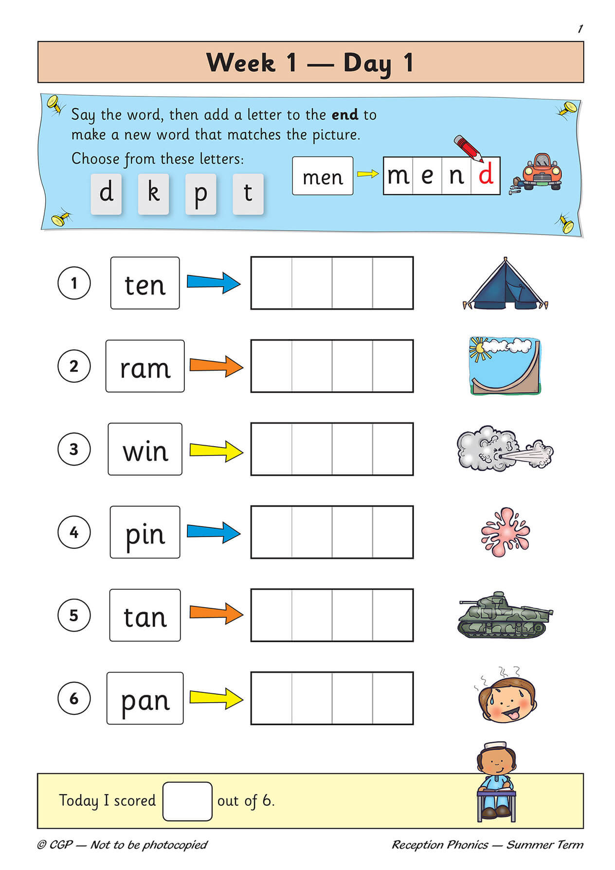 Reception Phonics Daily Practice Book: Summer Term