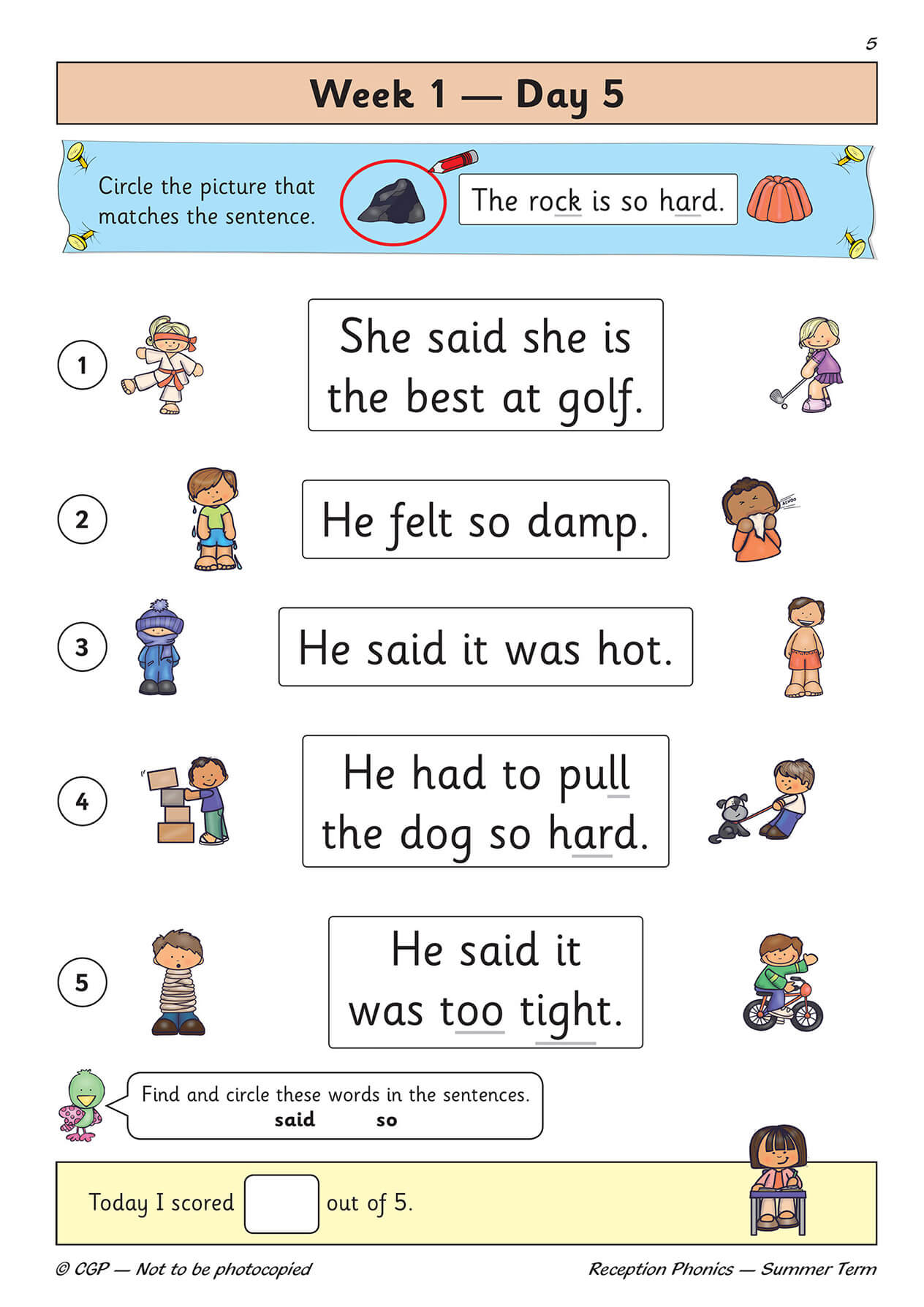Reception Phonics Daily Practice Book: Summer Term