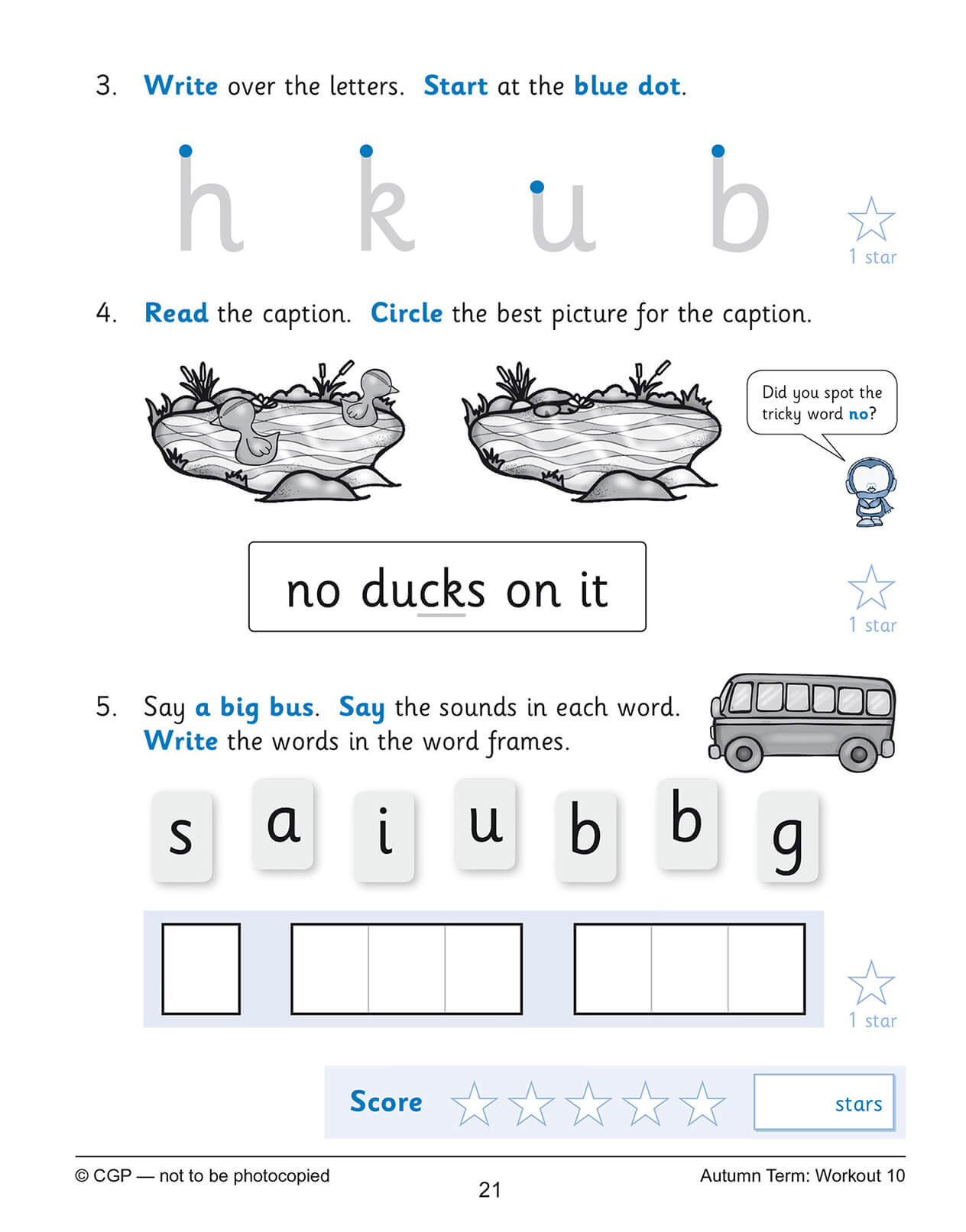 Reception English Phonics 10-Minute Weekly Workouts