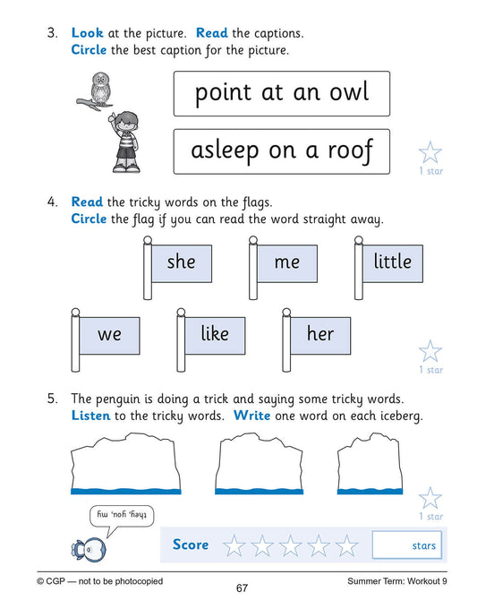 Reception English Phonics 10-Minute Weekly Workouts