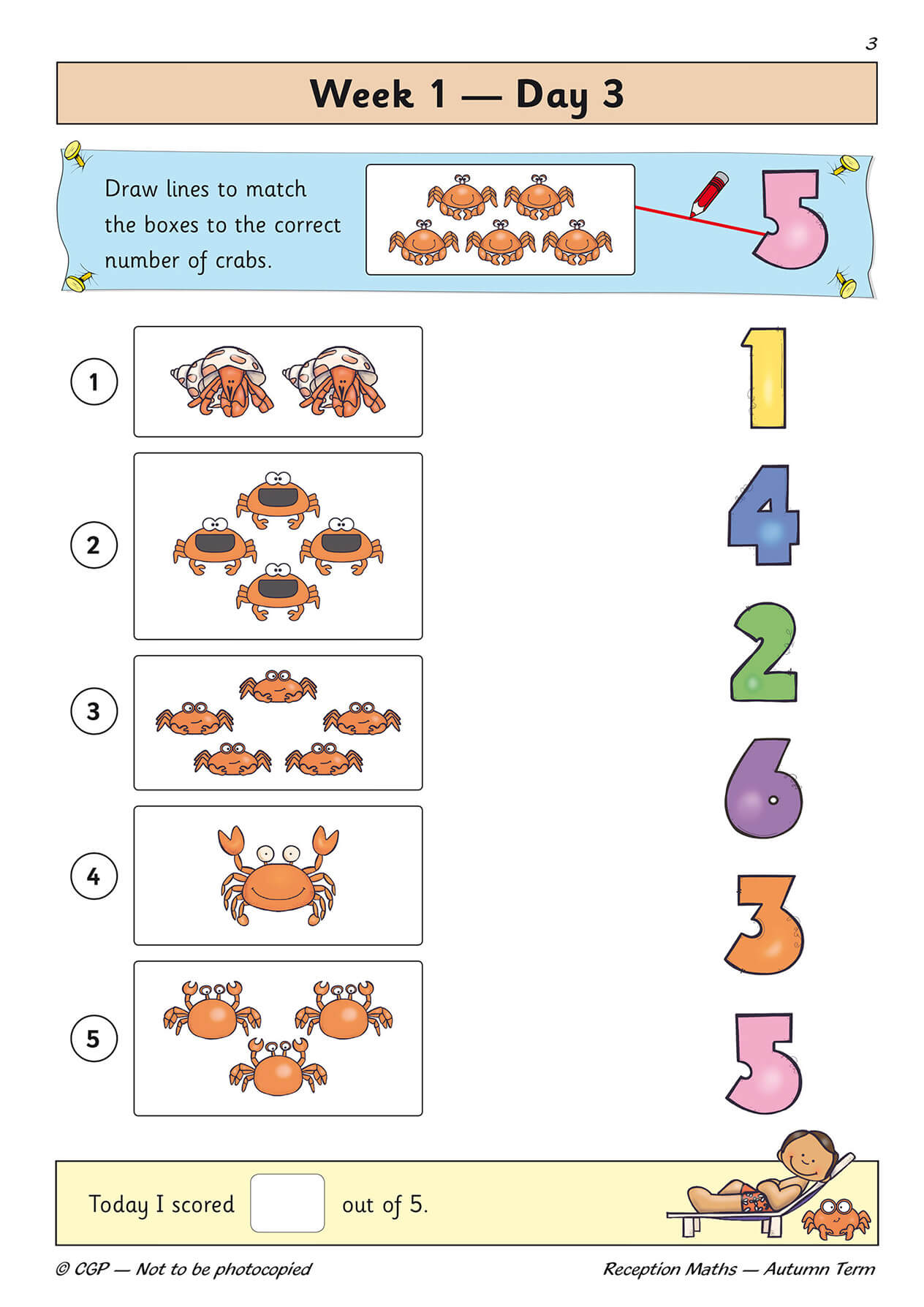 Llyfr Ymarfer Dyddiol Mathemateg Derbyn: Tymor yr Hydref