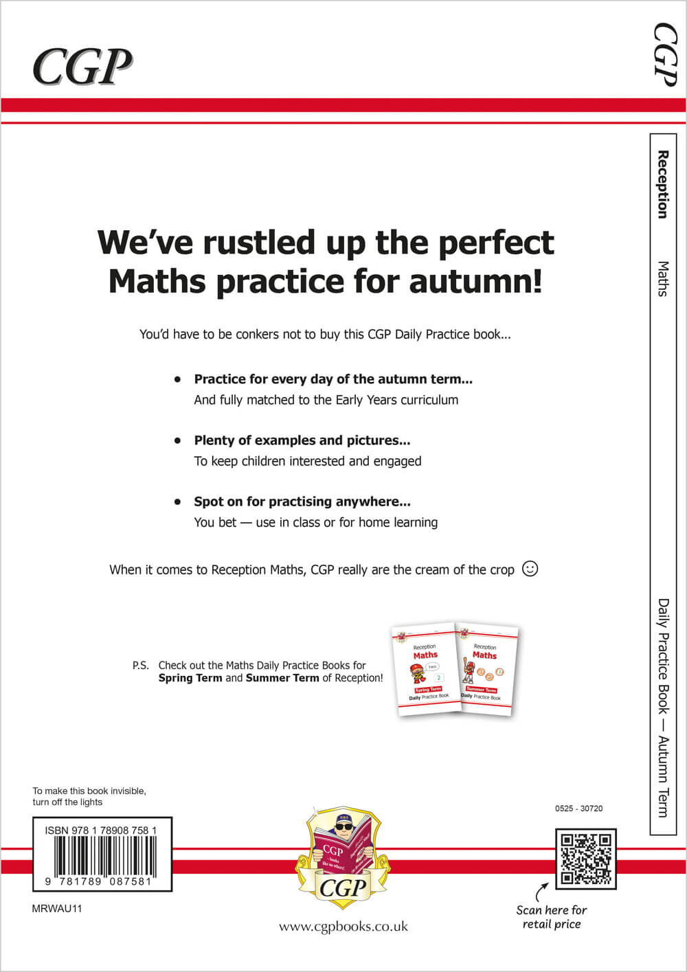 Llyfr Ymarfer Dyddiol Mathemateg Derbyn: Tymor yr Hydref