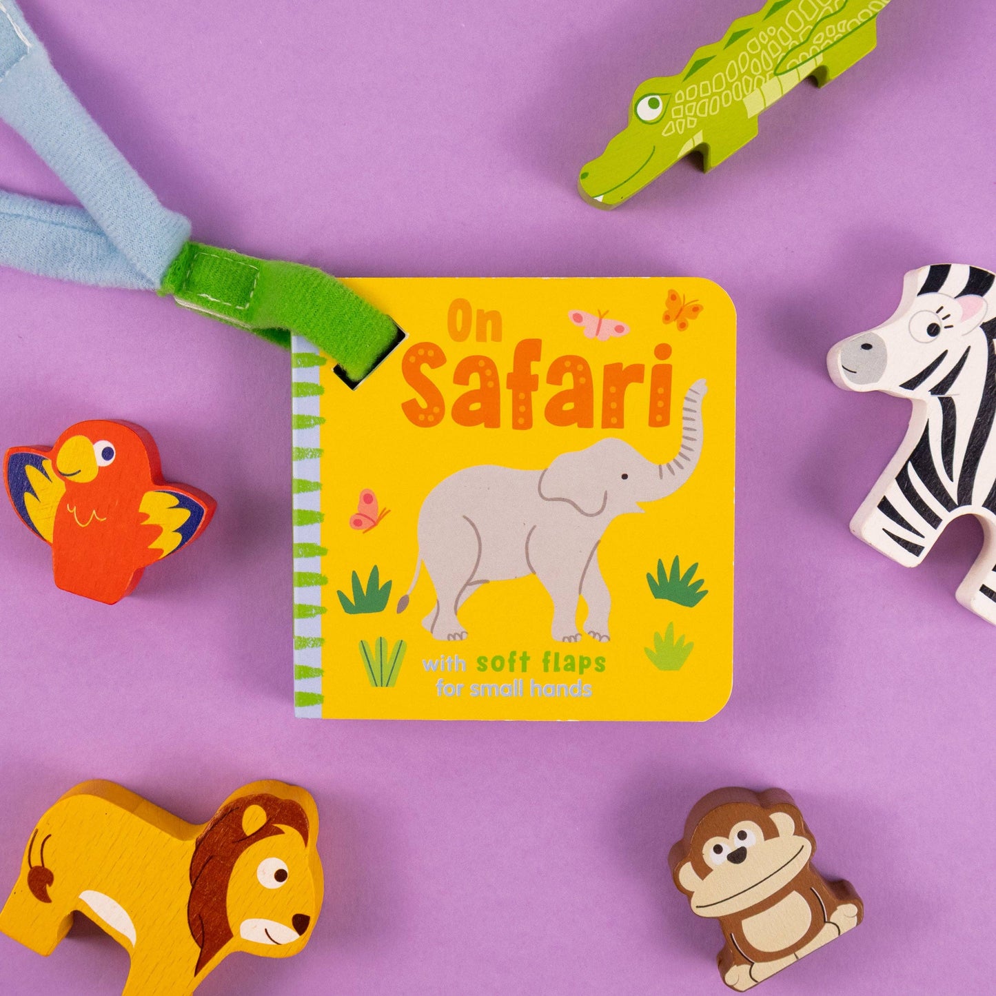 Safari Buggy Book with Felt Flaps