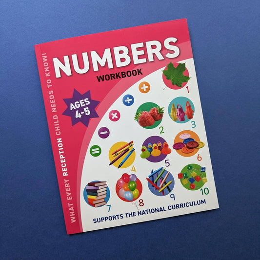 Childrens Numbers Workbook – Reception (Ages 4-5) | Early Maths Made Fun!