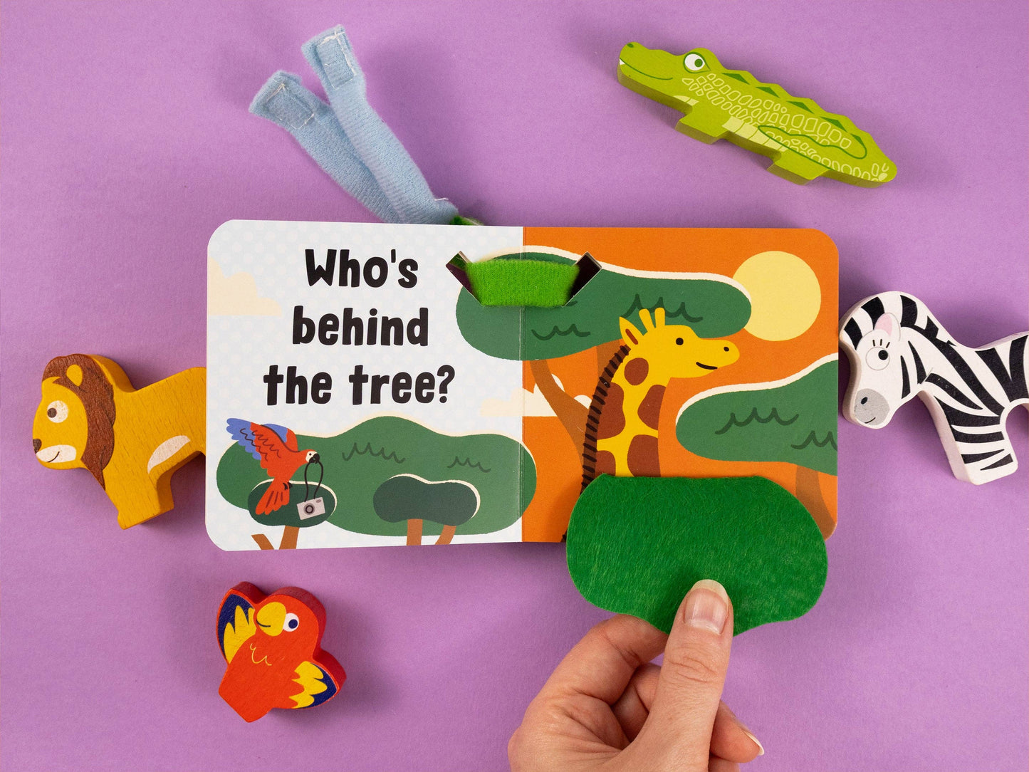 Safari Buggy Book with Felt Flaps