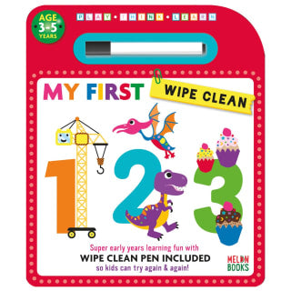 My First Wipe Clean Activity Book - 123 Counting | Pre-Writing Skills for Ages 3+