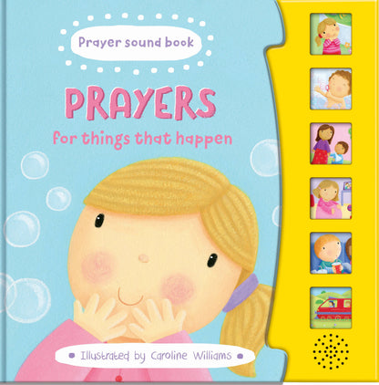 Children's 6 Button Christian Sound Book - Prayers For Things That Happen