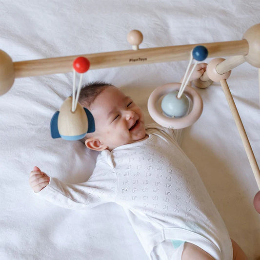 PlanToys Play Gym (Orchard) – Organic Sensory Gym for Babies 0m+