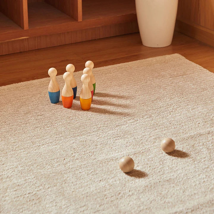 PlanToys Wooden Bowling Set – Eco-Friendly Fun for Little Strikes!