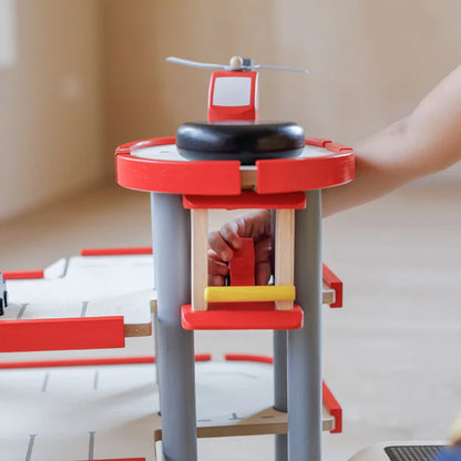 PlanToys Parking Garage – 3 Floors of Eco-Friendly Play!