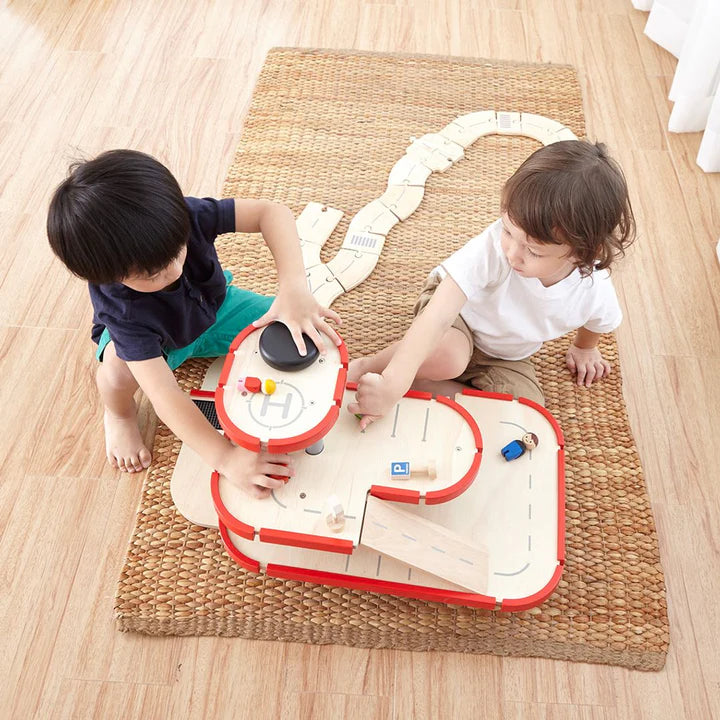 PlanToys Parking Garage – 3 Floors of Eco-Friendly Play!