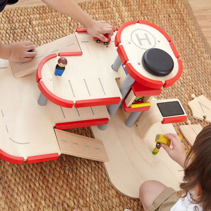 PlanToys Parking Garage – 3 Floors of Eco-Friendly Play!
