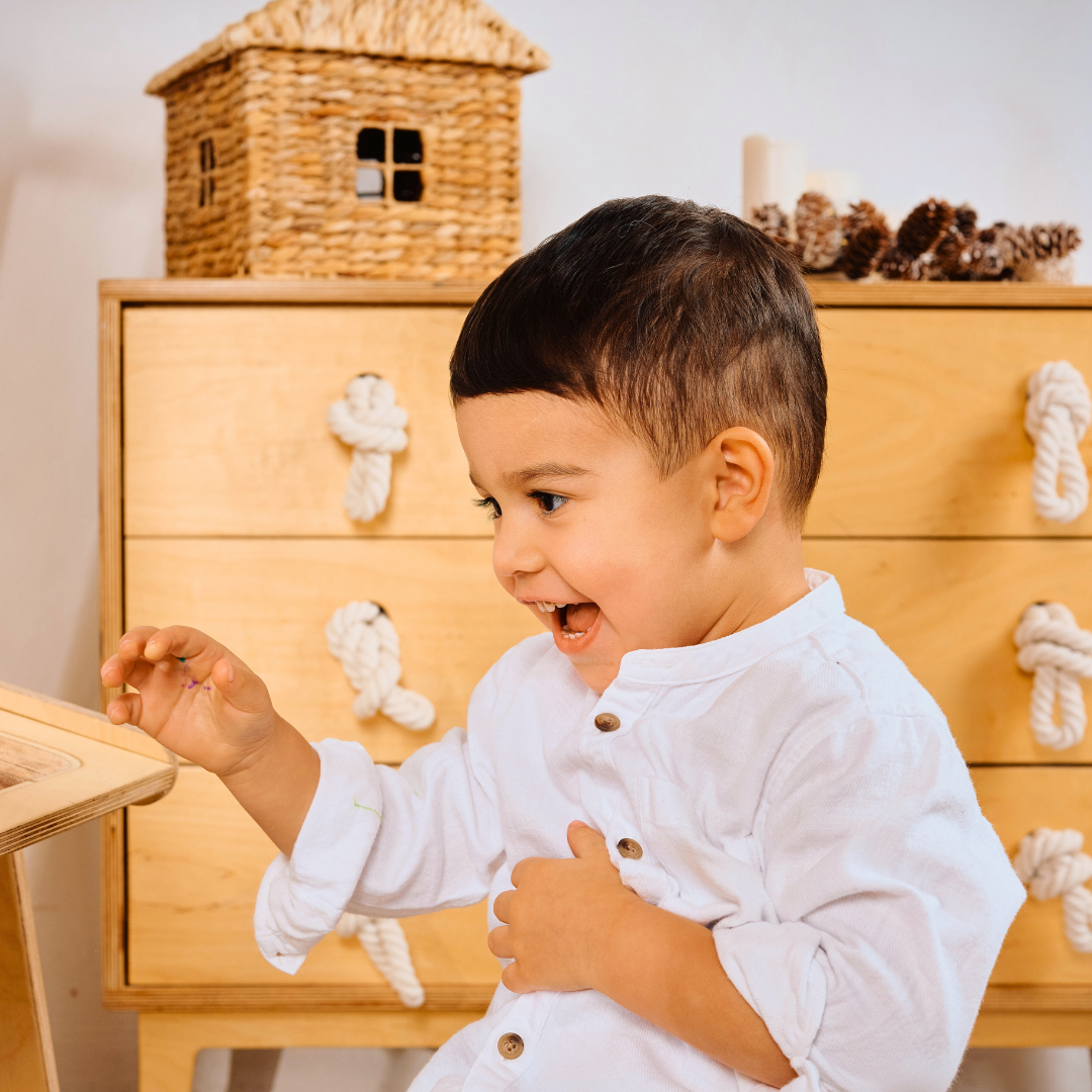 7-in-1 Indoor Playground for Toddlers: Playhouse, Swings, Slide, Rope Ladder, Rock Wall, Net & Art Station